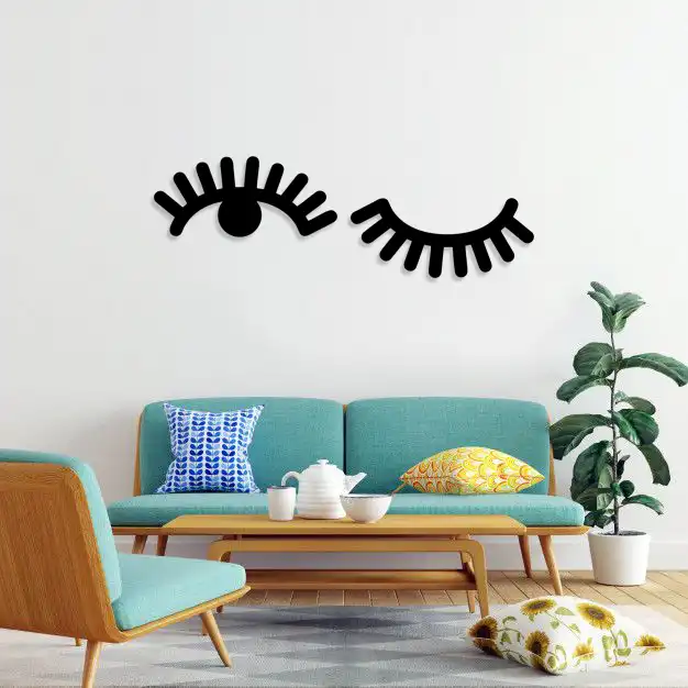 استیکر دیواری طرح چشم