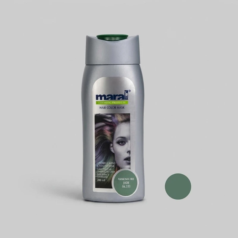 شامپو رنگساژ مارال مدل Ammonia Free حجم 200 میلی لیتر رنگ یشم