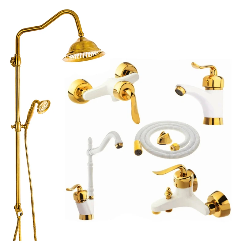 ست شیرآلات فراست پویا مدل قاجاری مجموعه 6 عددی