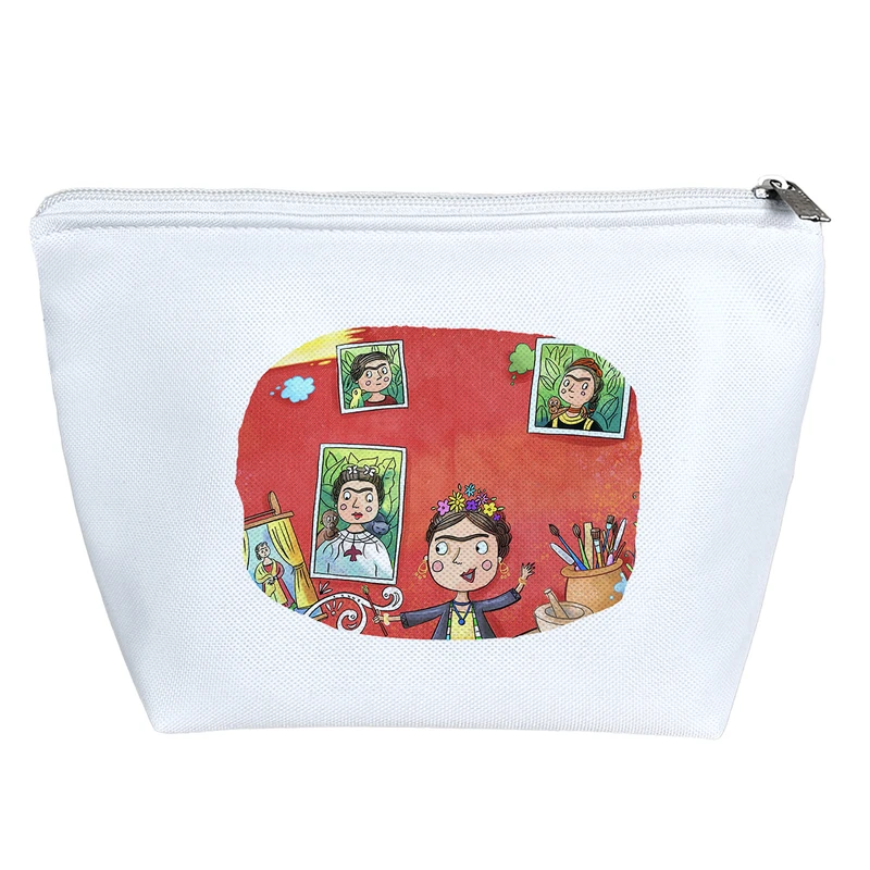 کیف لوازم آرایش دخترانه خندالو مدل فریدا کالو کد H1807