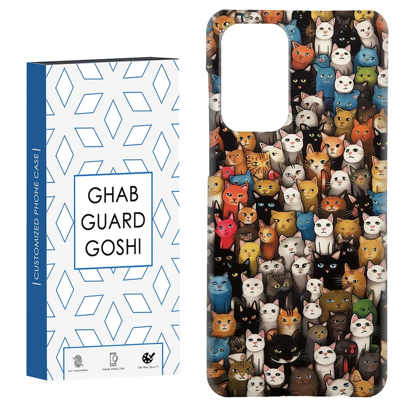 کاور قاب گارد گوشی طرح گربه کد Dimo-293 مناسب برای گوشی موبایل سامسونگ Galaxy A33 / A33 5G