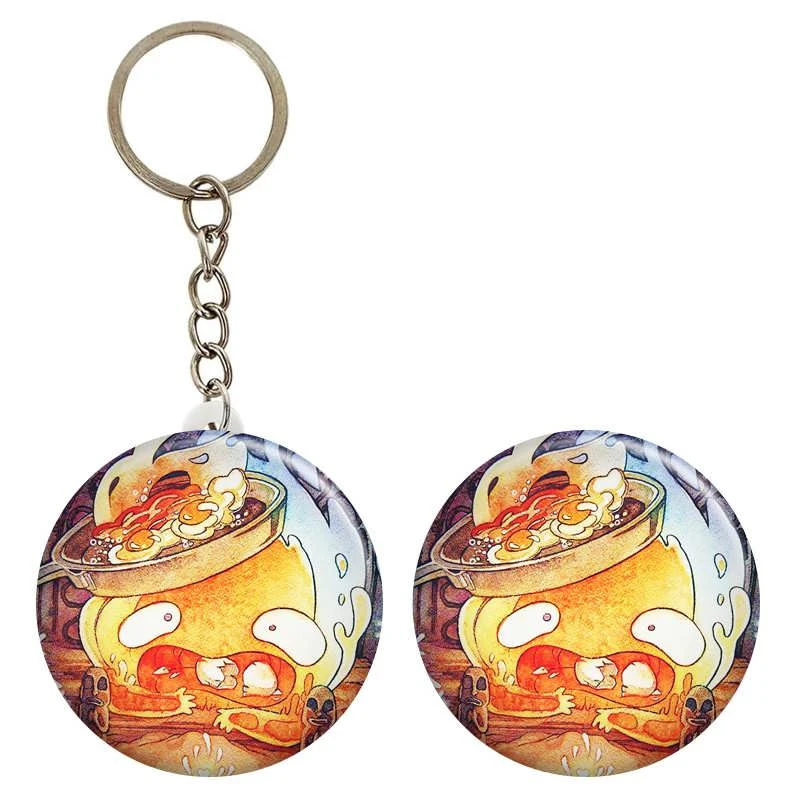 پیکسل گالری باجو طرح انیمه قلعه متحرک هاول کد howl moving castle 72 به همراه جاکلیدی