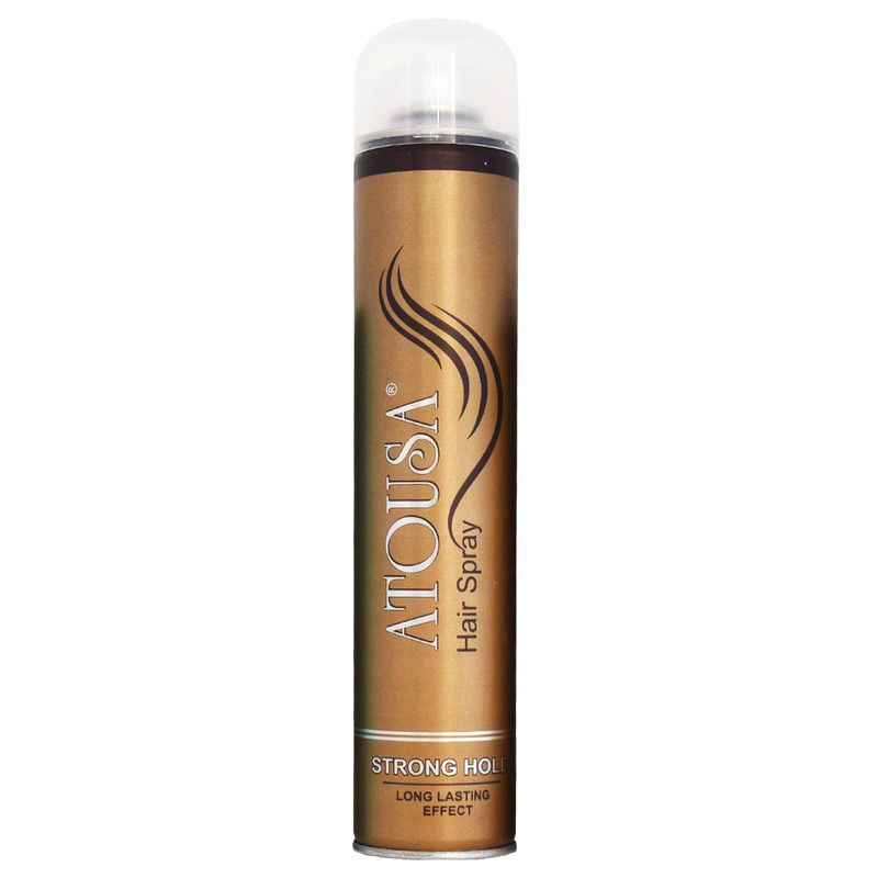 اسپری حالت دهنده مو آتوسا مدل strong hold حجم 500 میلی لیتر