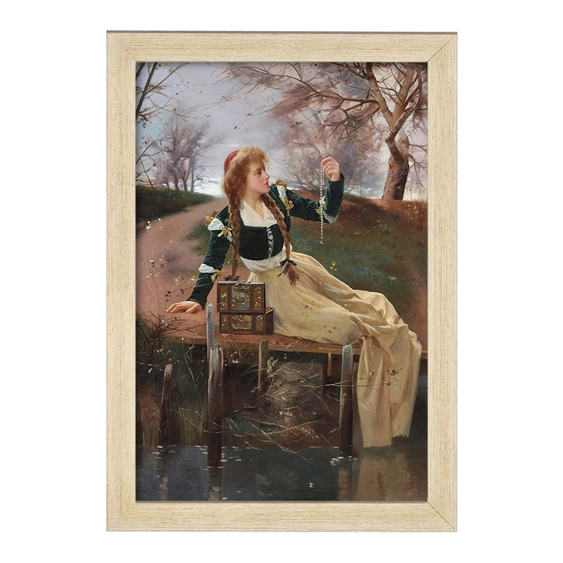 تابلو خندالو مدل نقاشی بازتاب ها اثر الکساندر مارک روسی کد F12339