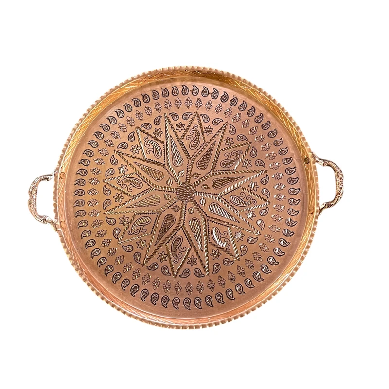 سینی مسی مدل الماس تراش