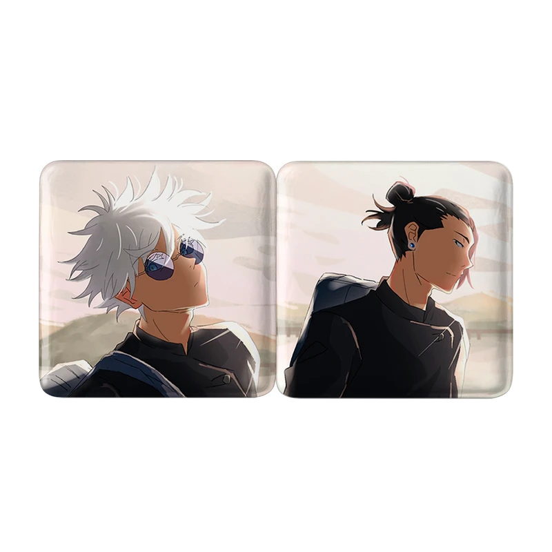 مگنت خندالو مدل گوجو و گتو انیمه جوجوتسو کایزن Jujutsu Kaisen کد A97 مجموعه 2 عددی