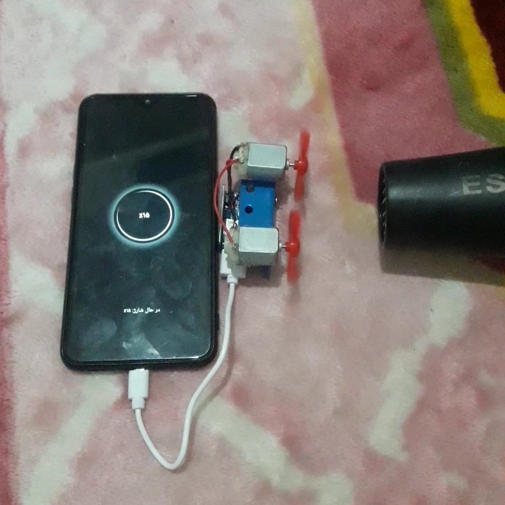 بازی آموزشی مدل کیت شارژر بادی مدل ِDIY