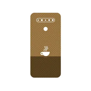 MAHOOT Minimal Cup of Coffee Icon Cover Sticker for LG K51s