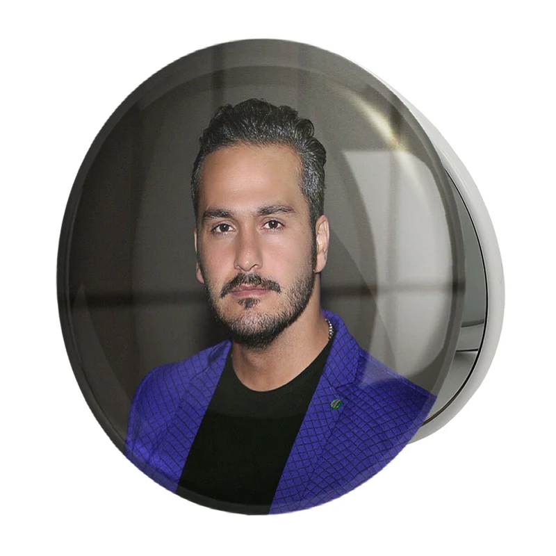 آینه جیبی خندالو طرح میلاد کی مرام مدل تاشو کد 10405 