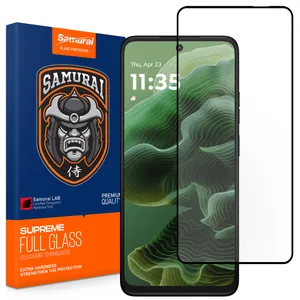 Samurai glass screen protector ovglass model suitable for Motorola Moto G35 / Moto E15