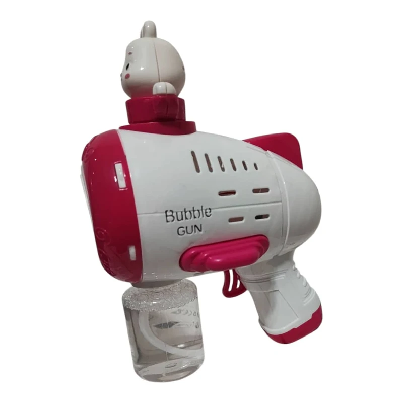 حباب ساز مدل موزیکال مخزن دار طرح خرگوش کد RABIT GUN 123