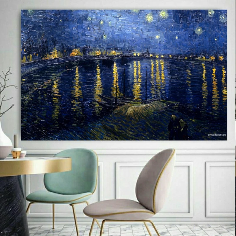  تابلو شاسی طرح شب و دریا کدPTS669