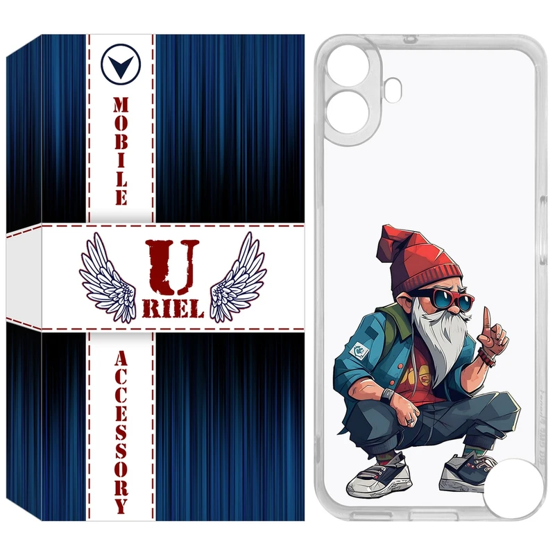 کاور یوریل مدل Clear کد 48 طرح پیرمرد مناسب برای گوشی موبایل ناتینگ فون Nothing CMF Phone 1