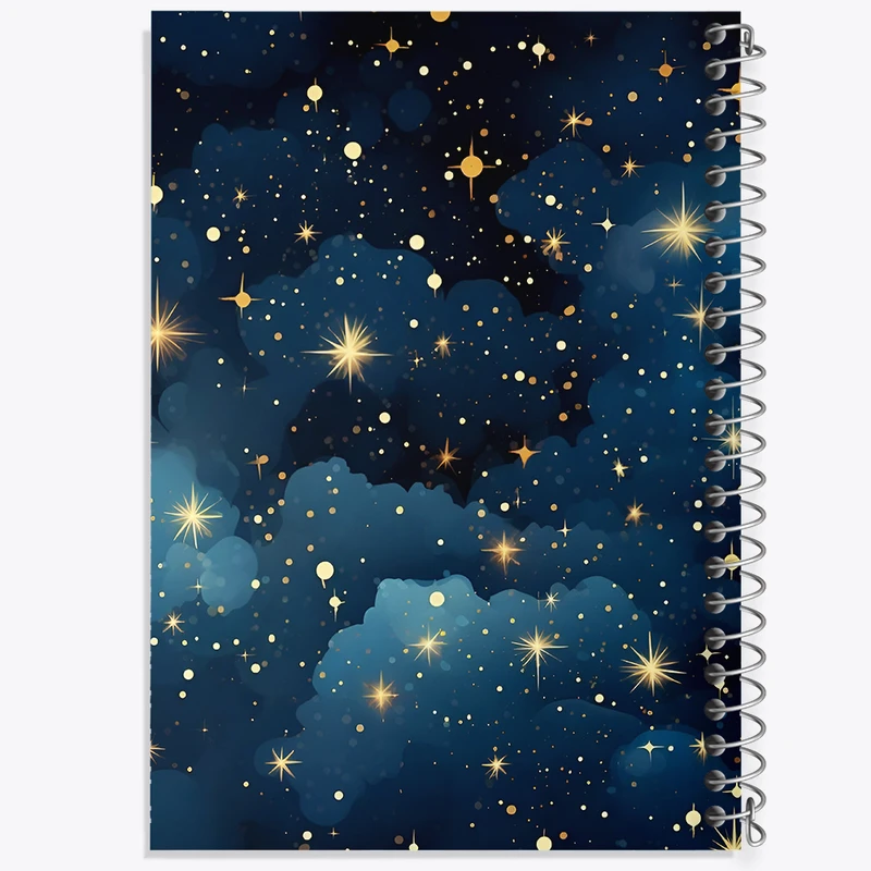 دفتر لیست خرید 50 برگ خندالو مدل آسمان شب کد N5613