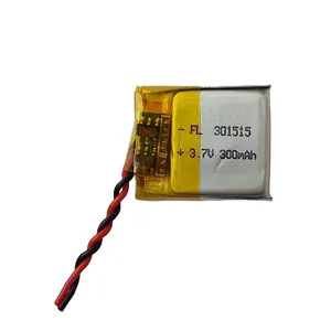 باتری لیتیوم پلیمر مدل 301515 ظرفیت 300 میلی آمپر