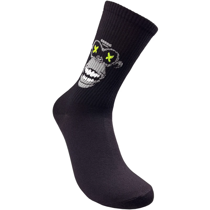 جوراب ساق بلند مدل smile monkey