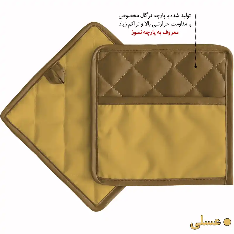 دستگیره آشپزخانه راولا کد N509 بسته 2 عددی