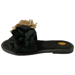 دمپایی زنانه مدل P1-flower-BKCE