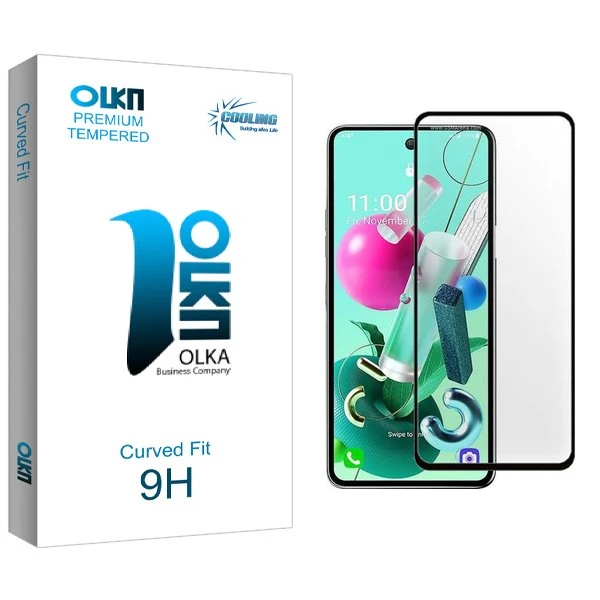 محافظ صفحه نمایش شیشه ای کولینگ مدل Olka مناسب برای گوشی موبایل ال جی K92 5G