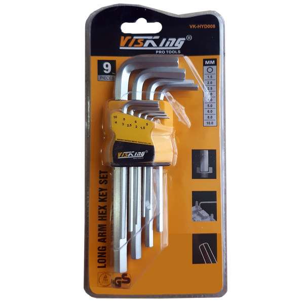 آچار آلن وسکینگ مدل 09 مجموعه 9 عددی