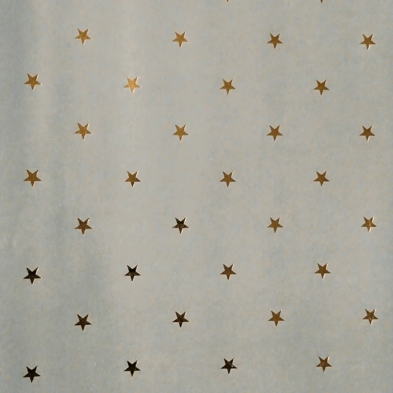 کاغذ کادو مدل طلاکوب طرح ستاره بسته 6 عددی 