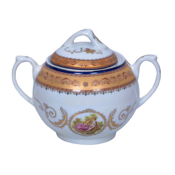 قندان چینی پردیس کاشان مدل لیلی و مجنون کد ۵۱۵