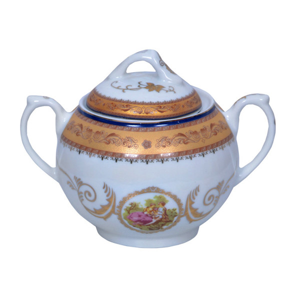 قندان چینی پردیس کاشان مدل لیلی و مجنون کد ۵۱۵