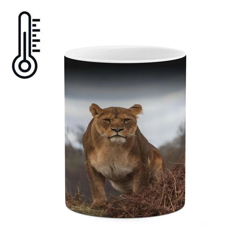 ماگ حرارتی کاکتی مدل شیر کد mgh16249