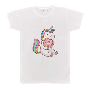 تی شرت بچگانه پرمانه طرح یونیکورن کد pmt.3279