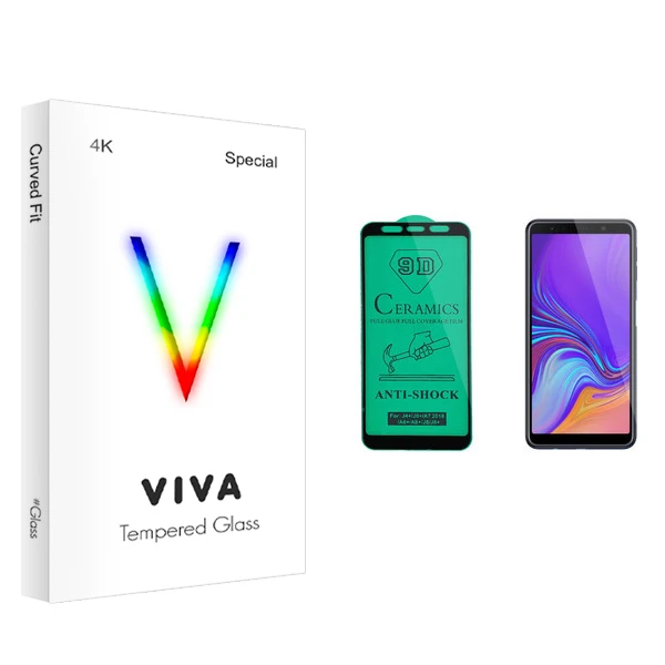 محافظ صفحه نمایش سرامیکی ویوا مدل 4K مناسب برای گوشی موبایل سامسونگ Galaxy A7 2018/A750