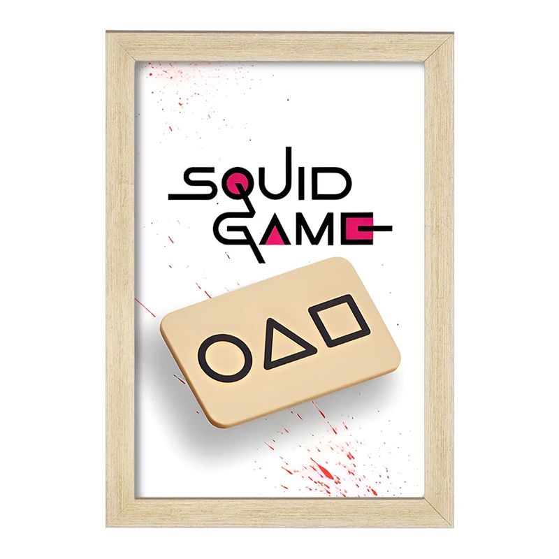 تابلو خندالو مدل بازی مرکب (Squid Game) کد F11779