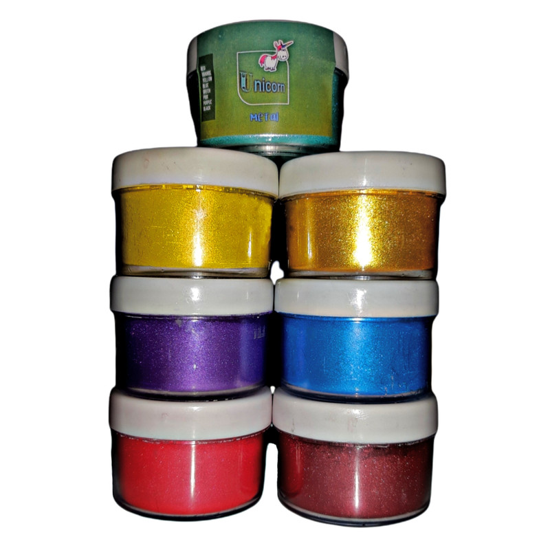پودر رنگ رزین اپوکسی مدل Unicorn حجم 30 میلی لیتر