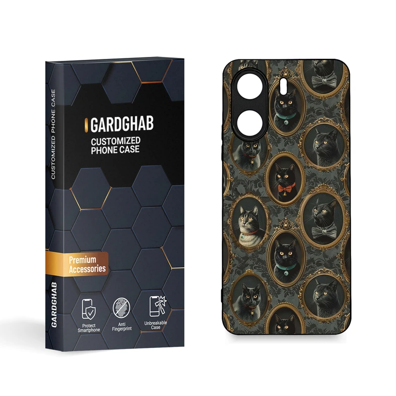 کاور گارد قاب مدل دورژله ای فانتزی مناسب برای گوشی موبایل شیائومی  Poco C65 / Redmi 13c