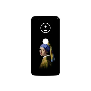 MAHOOT Girl with a Pearl Earring of Vermeer Cover Sticker for Motorola Moto G5 Plus