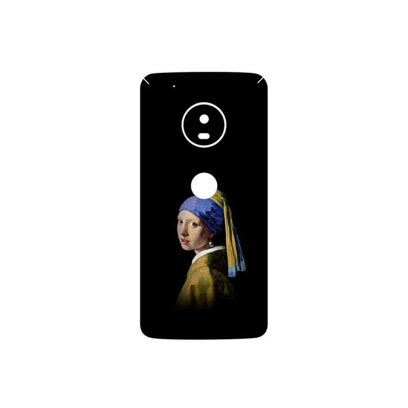 برچسب پوششی ماهوت مدل Girl with a Pearl Earring of Vermeer مناسب برای گوشی موبایل موتورولا Moto G5 Plus