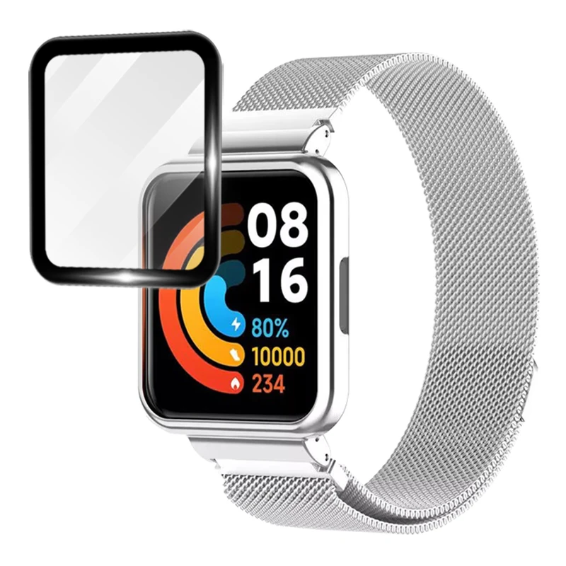 محافظ صفحه نمایش شهر گلس مدل PMBI مناسب برای ساعت هوشمند شیائومی Redmi Watch 2 Lite