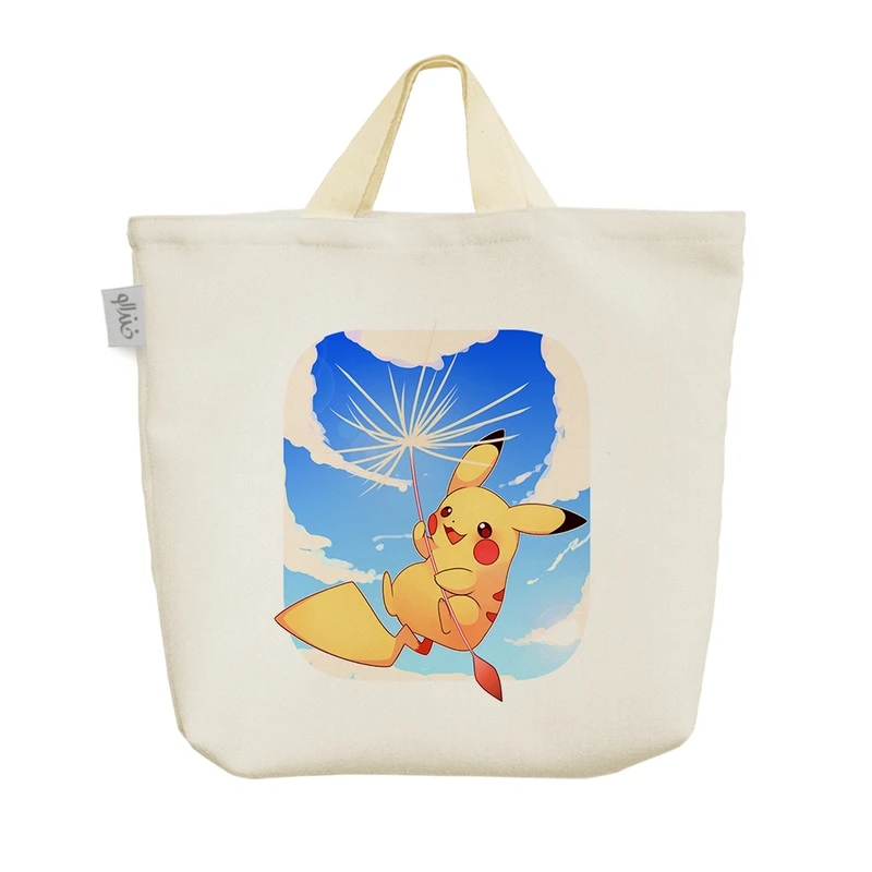 ساک خرید خندالو مدل پیکاچو انیمه پوکمون کد 1412