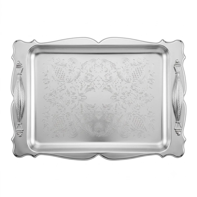 سینی دسته دار مدل R&G سایز 30*43 سانتی متر
