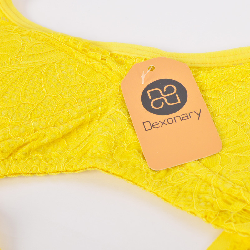 سوتین زنانه دکسونری مدل 125004010 دانتل رنگ زرد