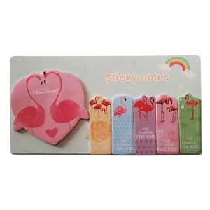 کاغذ چسب دار مدل فلامینگو کد sb1-BLU بسته 6 عددی