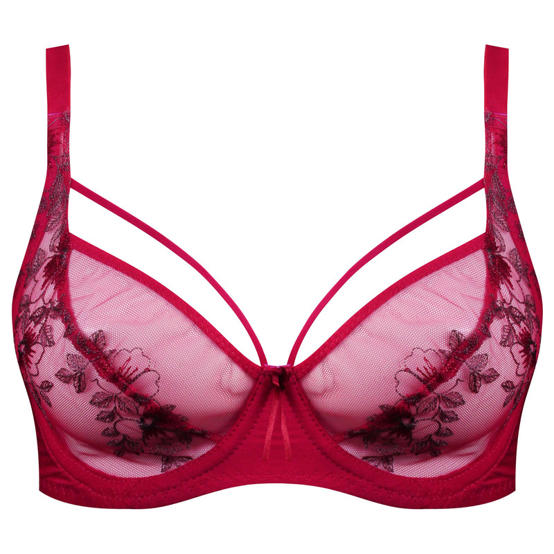 ست شورت و سوتین زنانه جینا مدل فنردار گیپوری کد 4719-4242 رنگ سرخابی