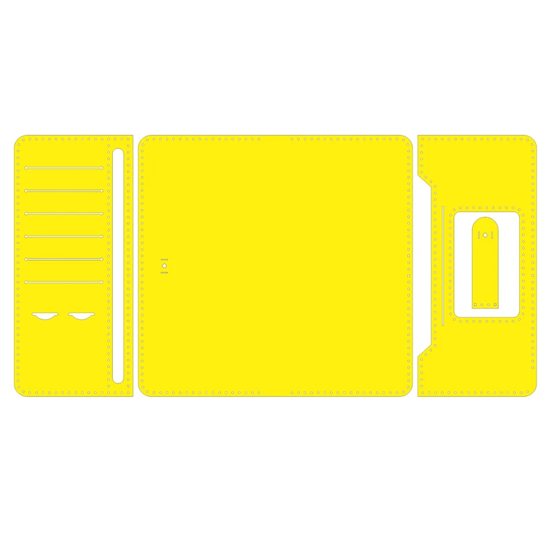 الگو طلقی چرم دوزی نگاریس الگو مدل کیف پول کد 211