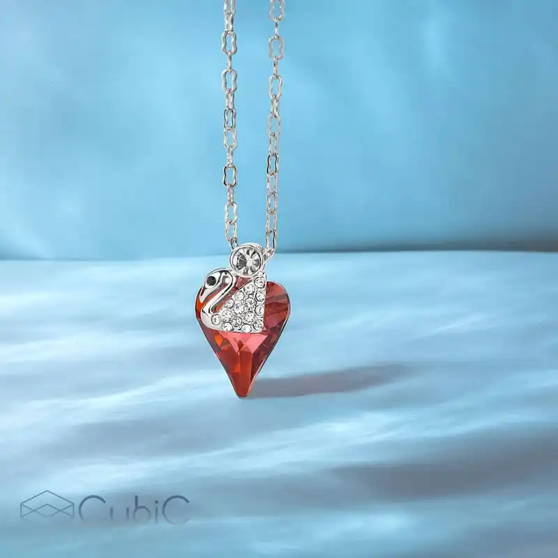 گردنبند زنانه کوبیک مدل qn-421093