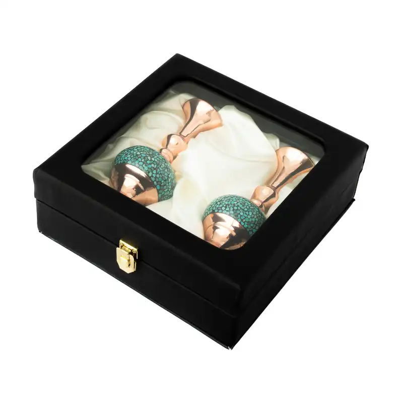 گلدان فیروزه کوبی مدل JF01 بسته 2 عددی