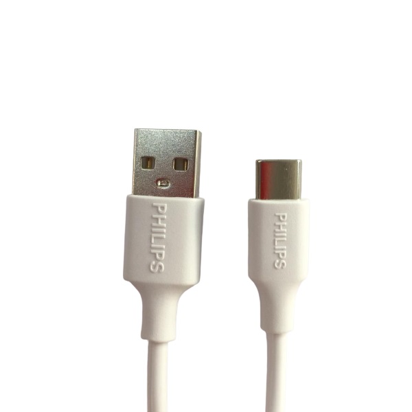  کابل شارژ USB به USB-C فیلیپس مدل DLC-2416 طول 1 متر 