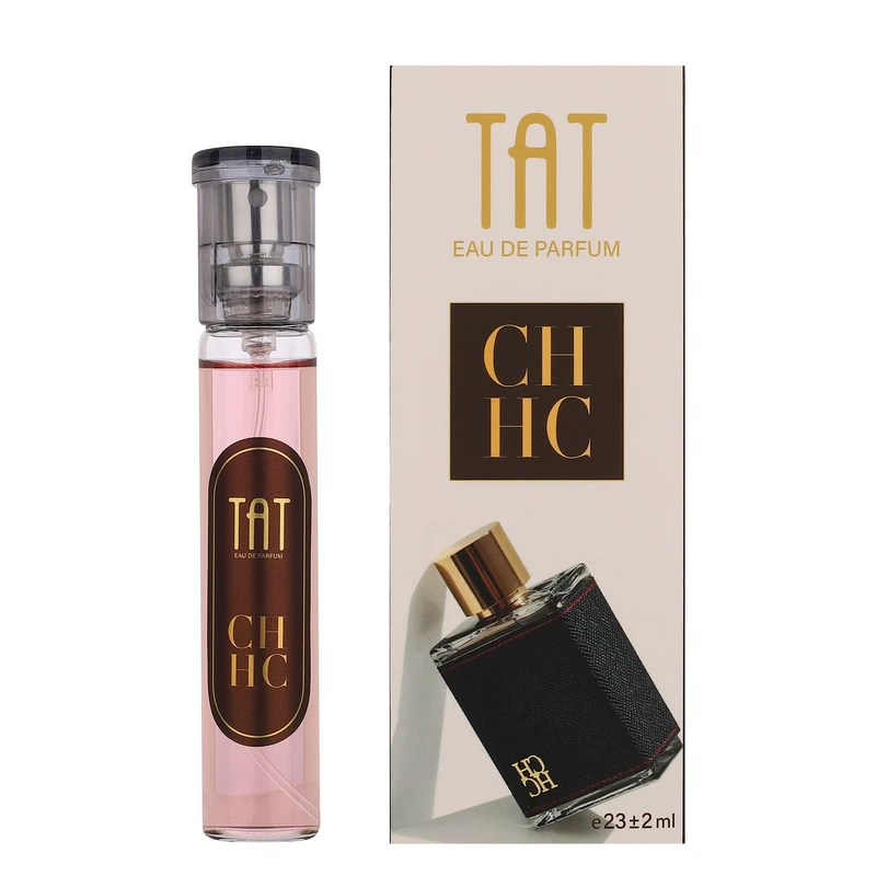 عطر جیبی مردانه تات مدل CH با رایحه تند و گرم حجم 25 میلی لیتر