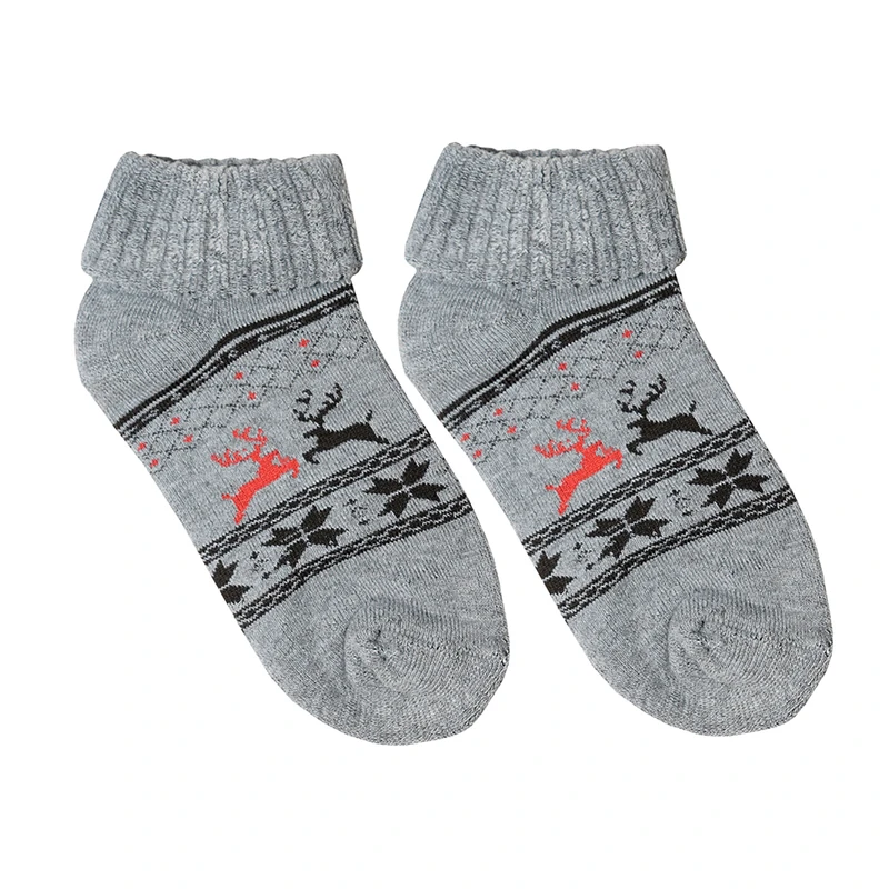 جوراب ساق کوتاه دخترانه دلنار گالری مدل پشمی