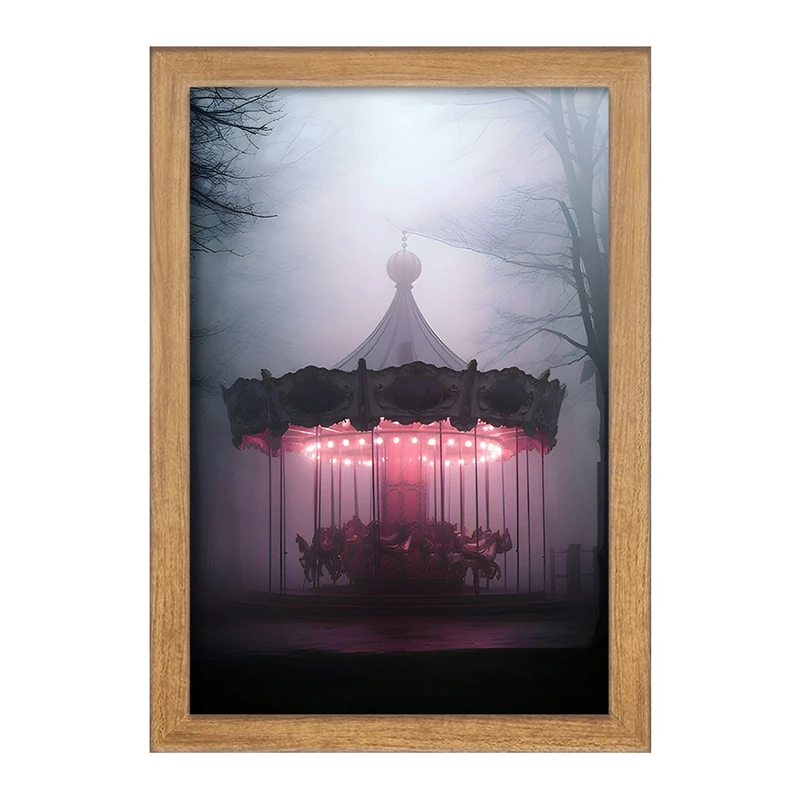 تابلو خندالو مدل شهربازی مرموز کد F8904