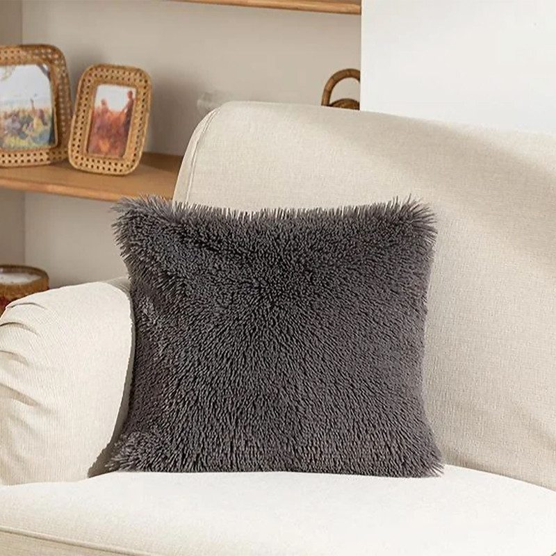 کاور کوسن انگلیش هوم مدل Fluffy Peluş E