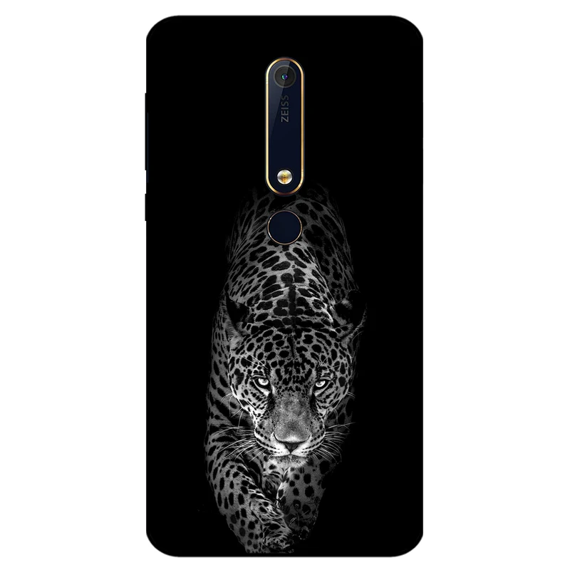 کاور مگافون طرح پلنگ مدل 1879 مناسب برای گوشی موبایل نوکیا 6.1